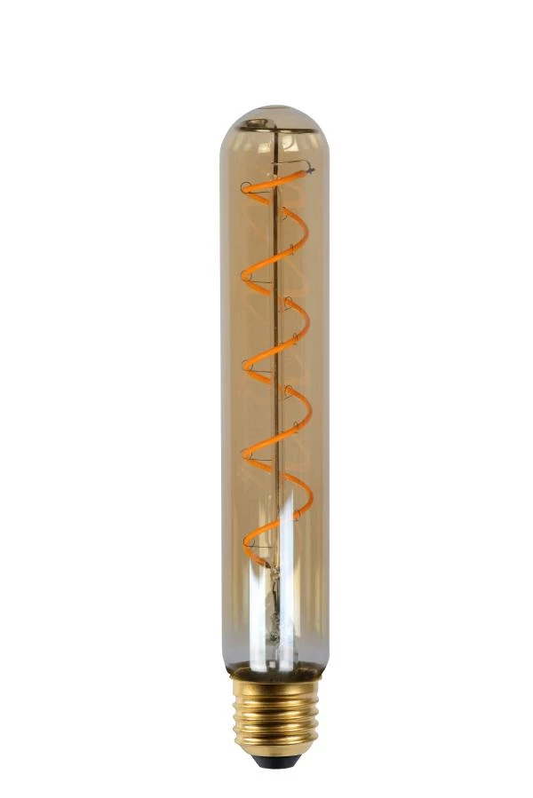 Lucide T32 - Glühfadenlampe - Ø 3,2 cm - LED Dim. - E27 - 1x4,9W 2200K - Amber - UIT